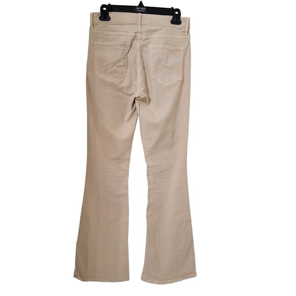 Mother Size 28 Marzipan Color Chalk It Up Weekender Flared Stretch Jeans - Picture 4 of 16